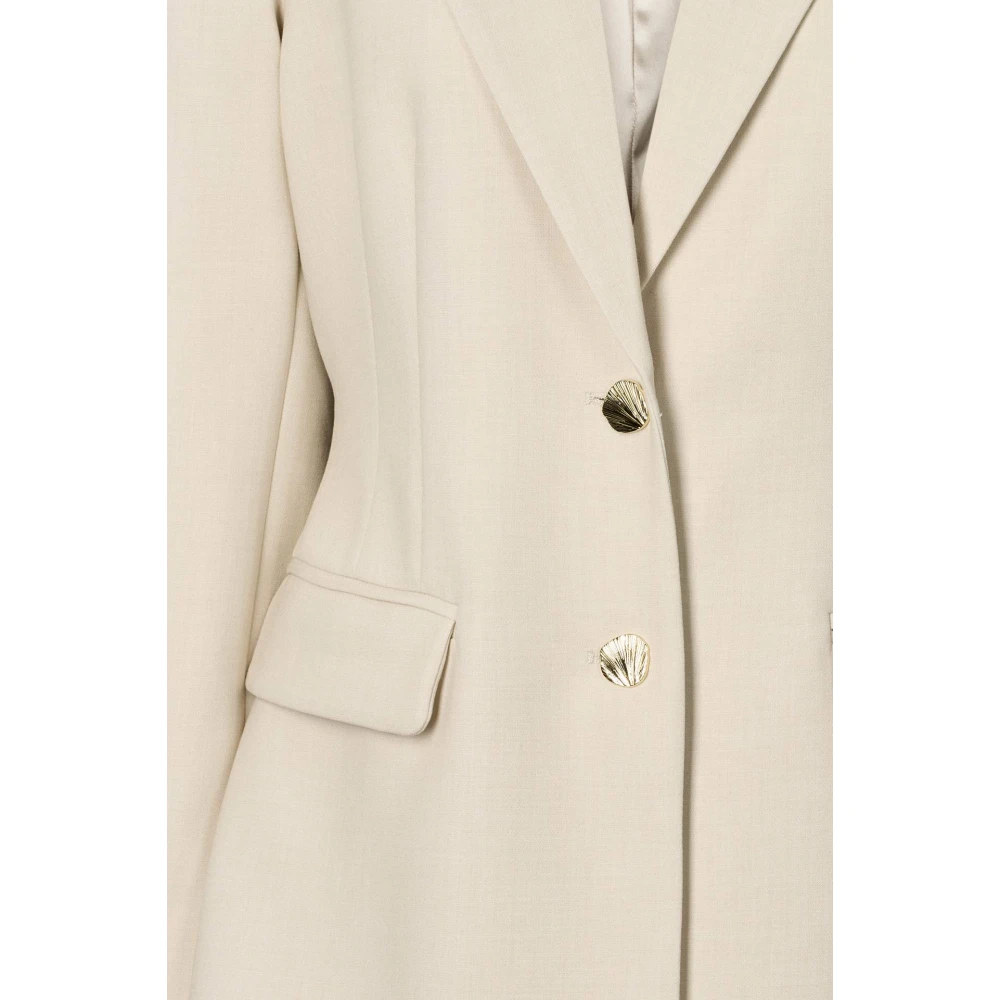 RUE de Femme Adalira Blazer voor Vrouwen Beige Dames