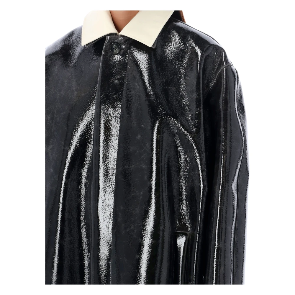 Philosophy di Lorenzo Serafini Zwarte Gecoate Overjas Aw24 Black Dames