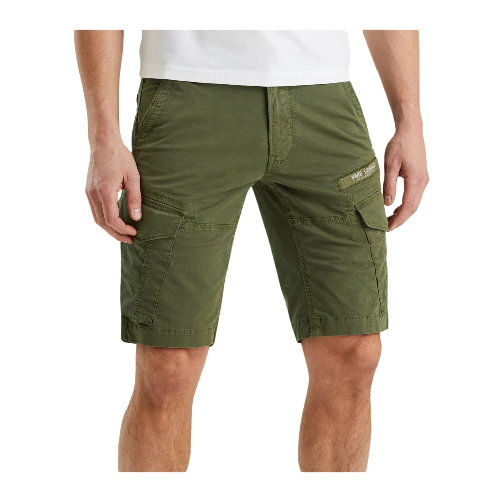 PME Legend Cargo Shorts Stretch Twill Nordrop Style Green Heren