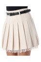 jupe-mini-plissee-en-creme-avec-dentelle