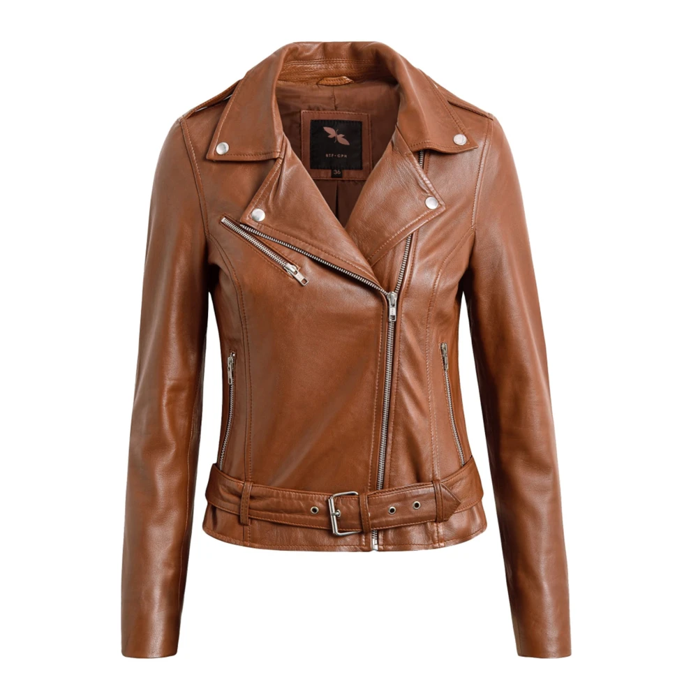 Jackets > Leather Jackets - - Btfcph - Modalova