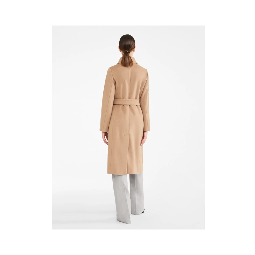Max Mara Wollen Omslagjas Brown Dames