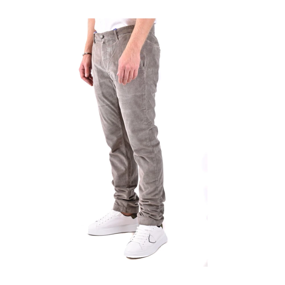 Dondup Multicolor Broek Aw23 Brown Heren