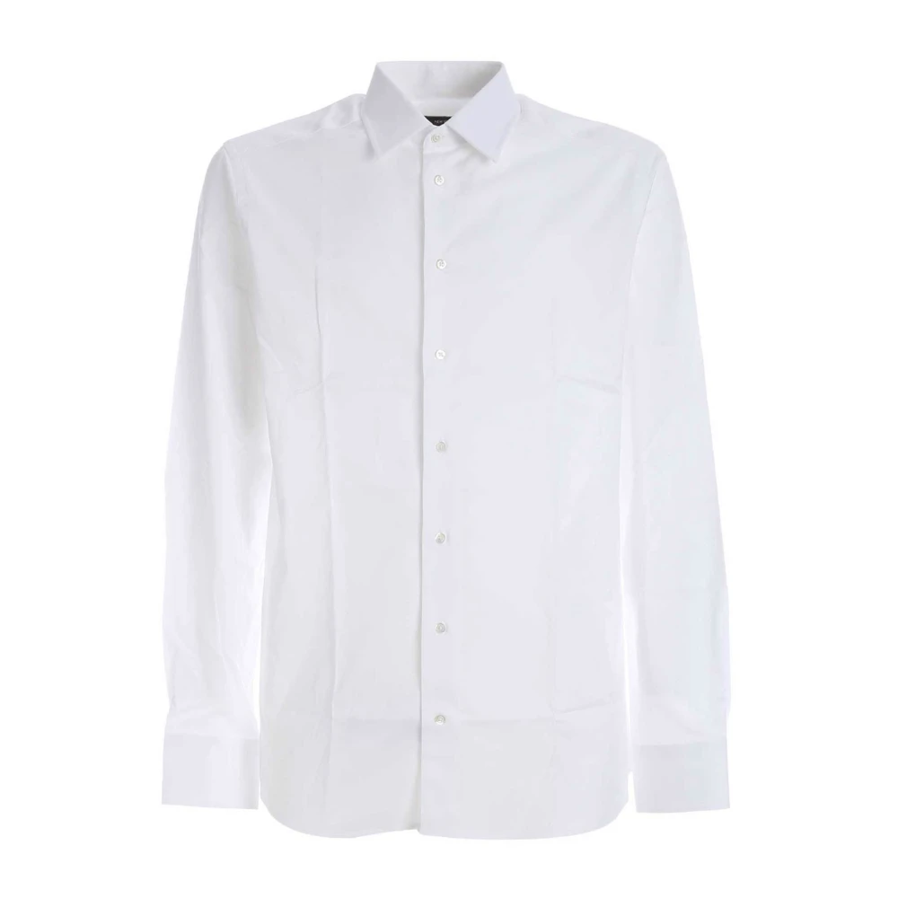 Emporio Armani Klassiek Overhemd White Heren