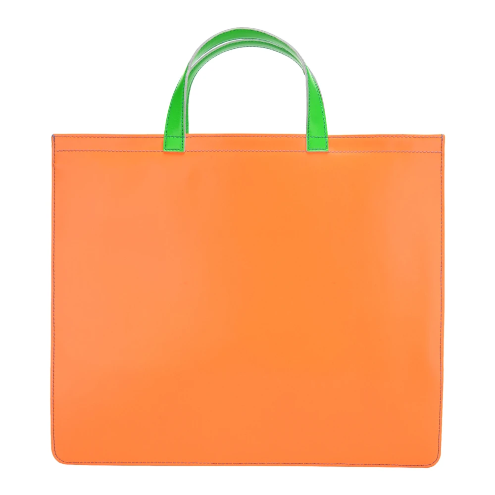 Comme des Garçons Blauw Oranje Super Fluo Portemonnees Ss21 Blue Heren
