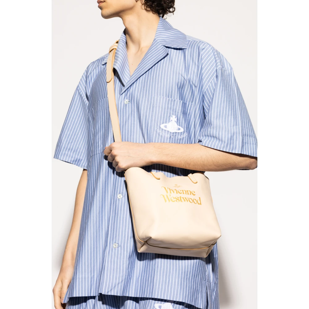 Vivienne Westwood Handtas Studio Klein Beige Unisex