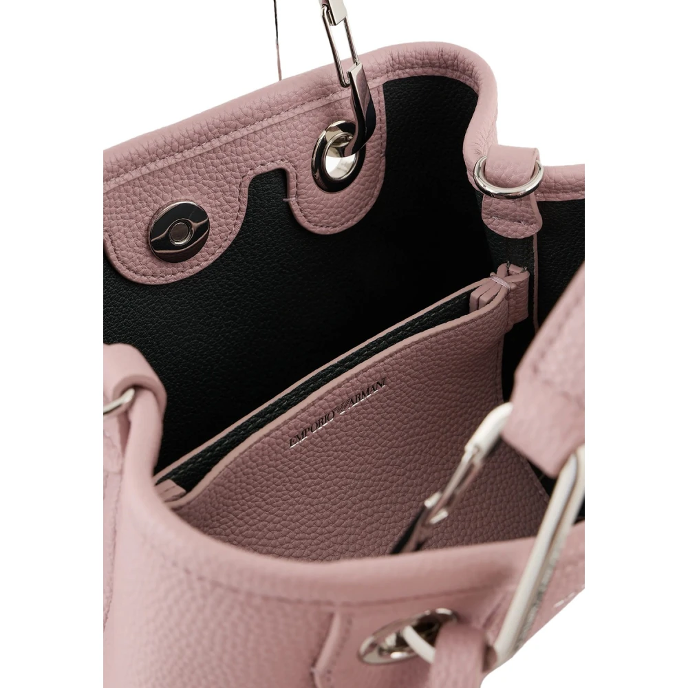 Emporio Armani Mini Shoppingtas met Hertenprint Pink Dames