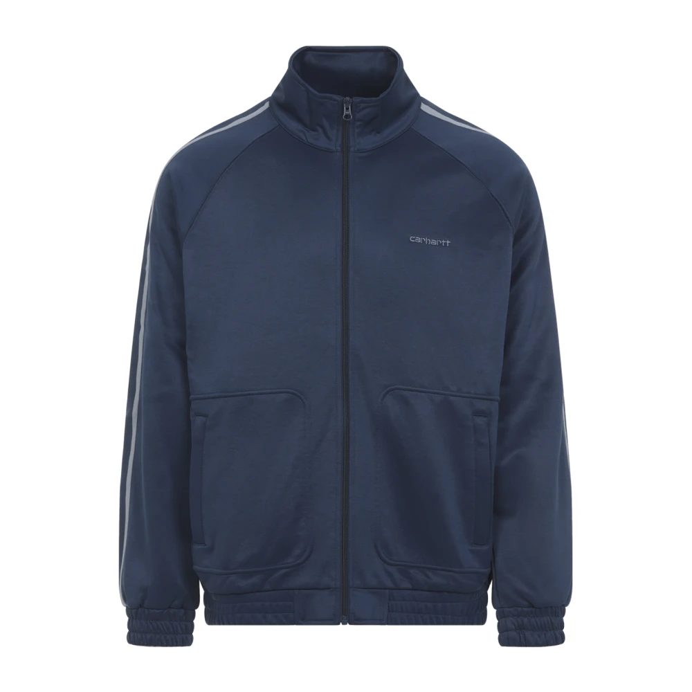 Carhartt Wip Men's Blue Zip-Throughs, Xl, Bolar Sweat Jacket