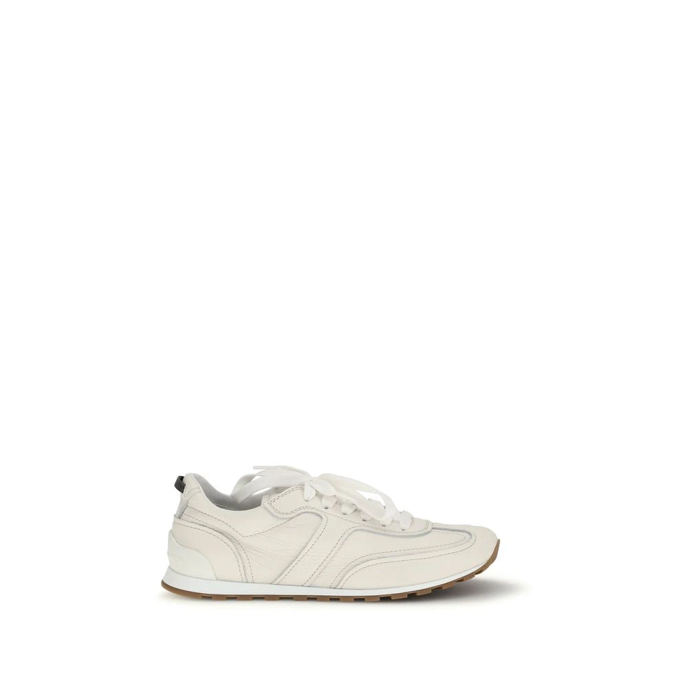 Brunello Cucinelli Bos Taurus Low Top Sneakers Dames Schoenen Wit