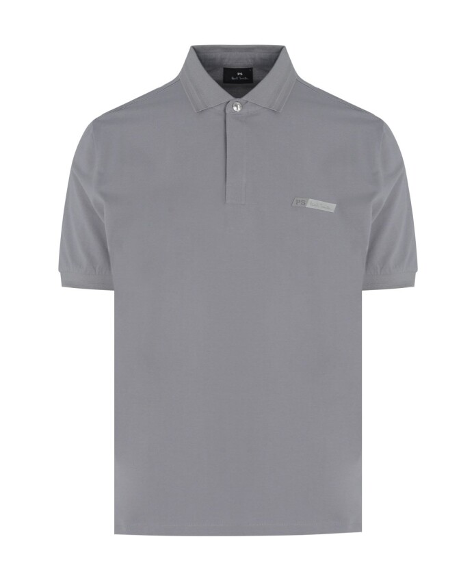grey-regular-fit-cotton-polo-shirt