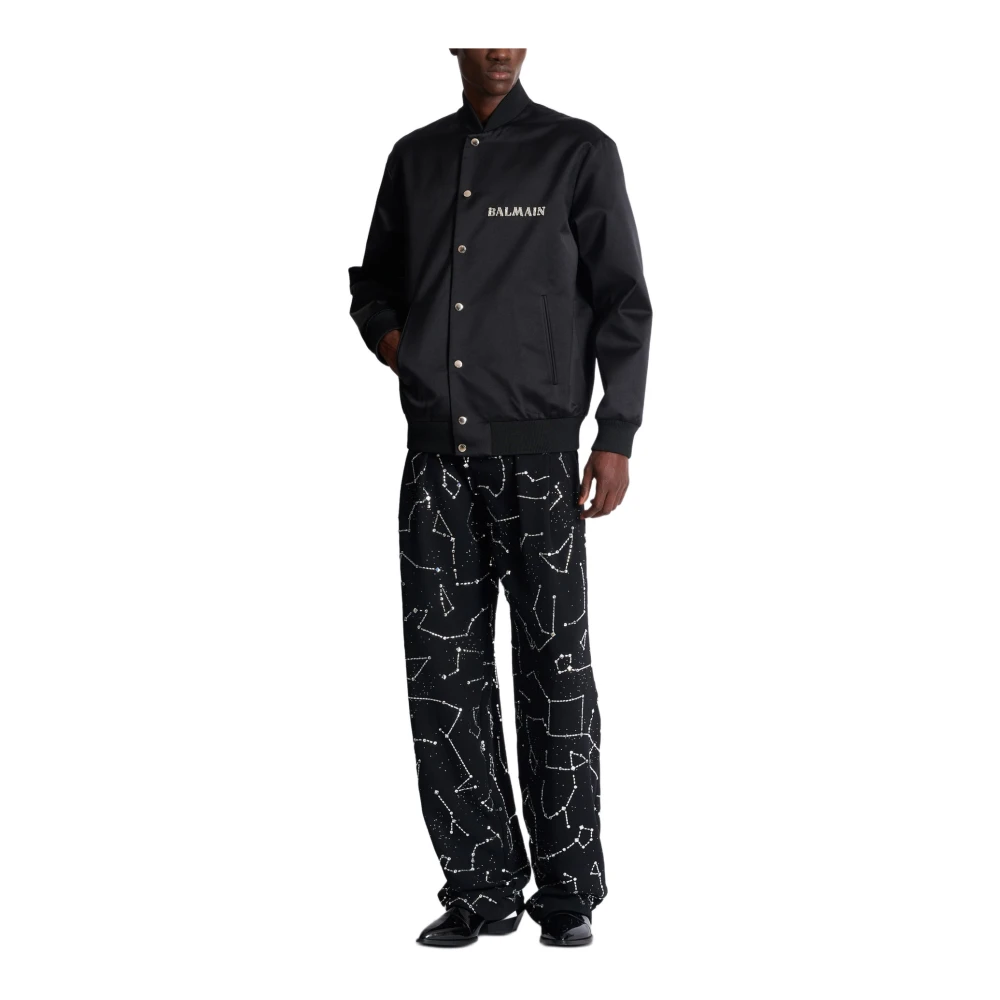 Balmain Bomber Jackets Black Heren