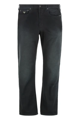 Bomull Straight Leg Jeans med Metall Detaljer