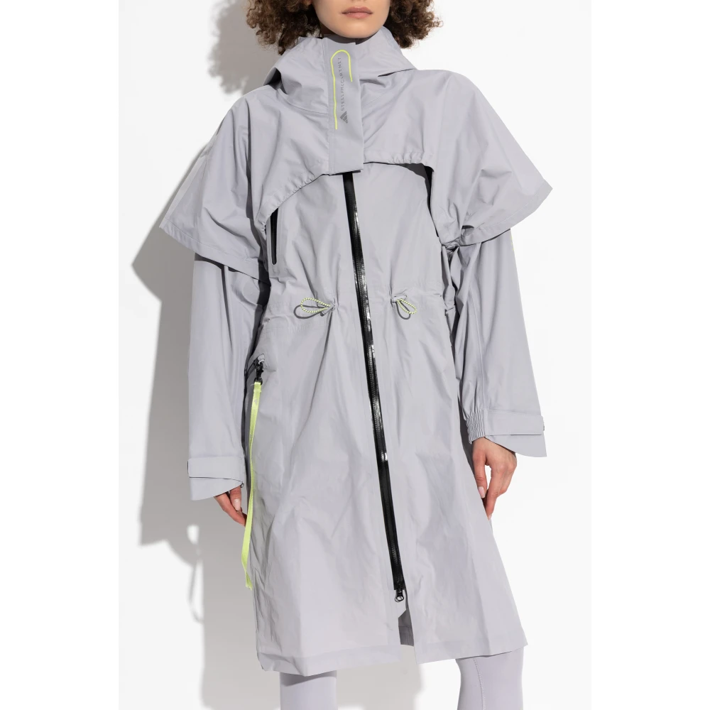 adidas by stella mccartney Jas met afneembare laag Gray Dames