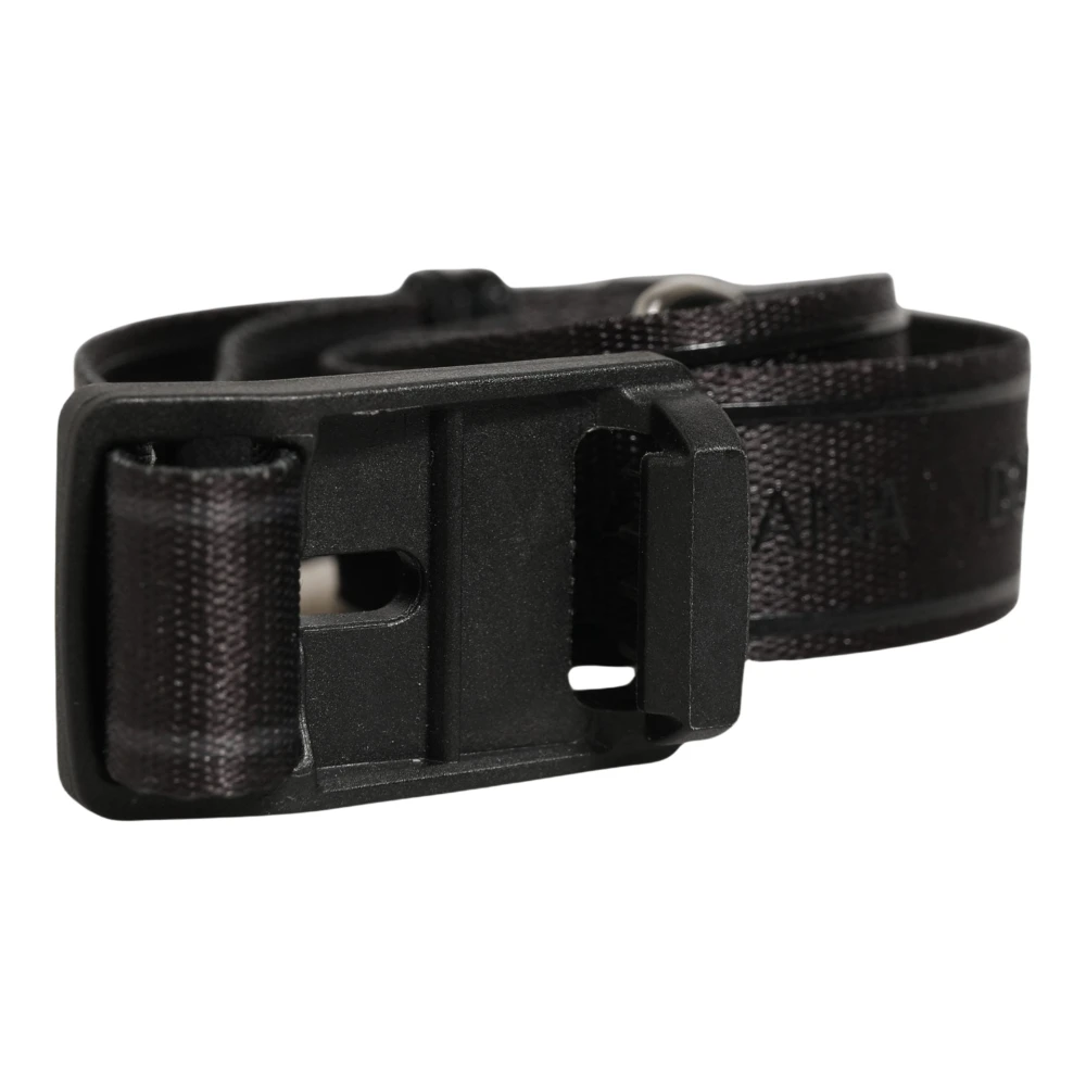 Dolce & Gabbana Men Black Nylon Webbing Plastic Buckle Belt - 90 cm / 36 Inches - Image 2
