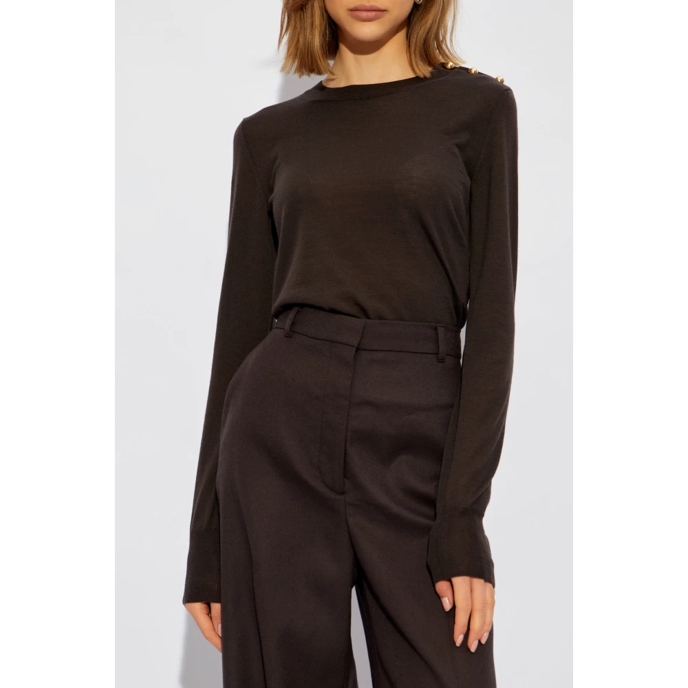 Stella Mccartney Wollen trui Brown Dames