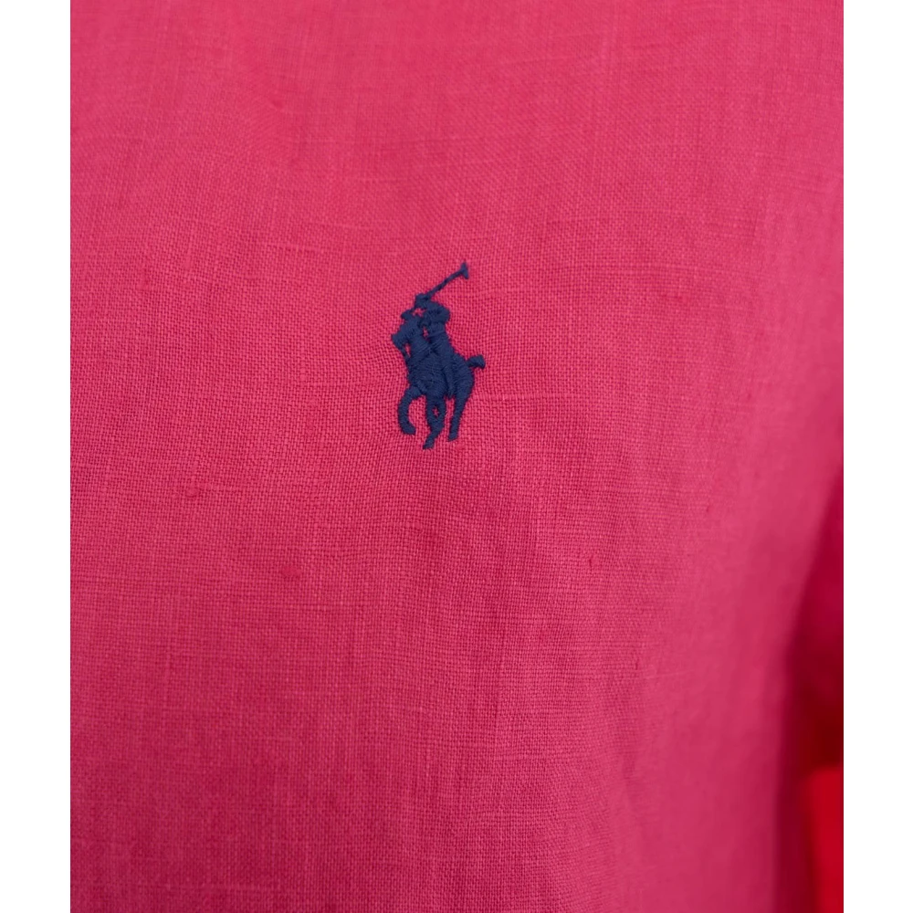 Ralph Lauren Roze Ss24 Damesoverhemd Pink Dames
