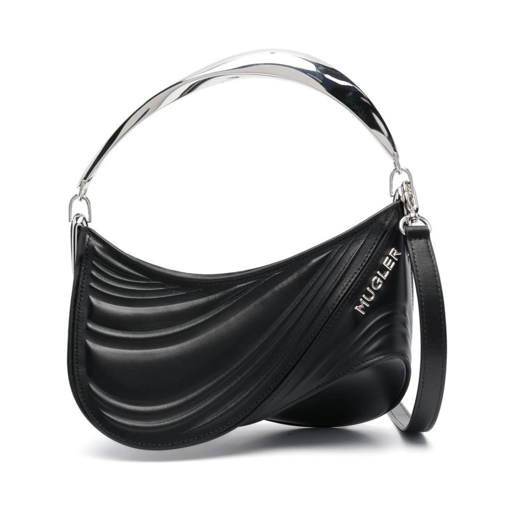 Mugler - Bags > Handbags - Black - Mugler - Modalova