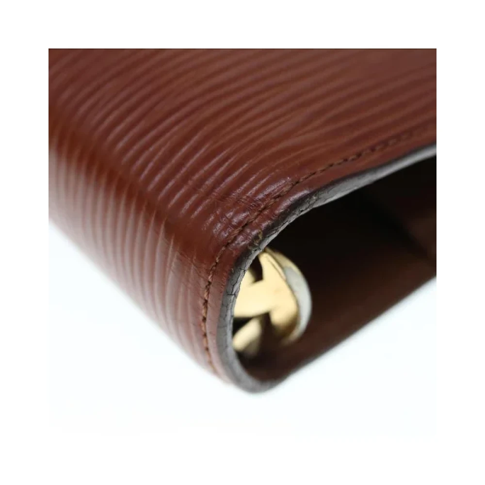 Louis Vuitton Vintage Pre-owned Leather home-office Brown Dames