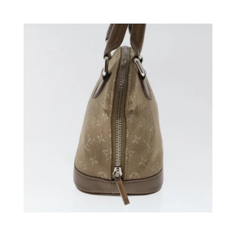 Louis Vuitton Vintage Pre-owned Satin handbags Gray Dames