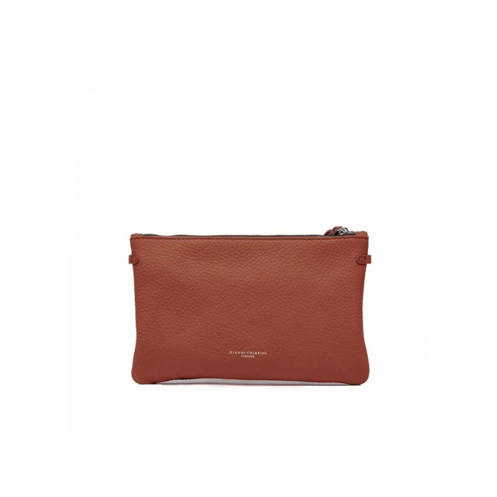 Gianni Chiarini Stijlvolle Leren Tas Brown Dames