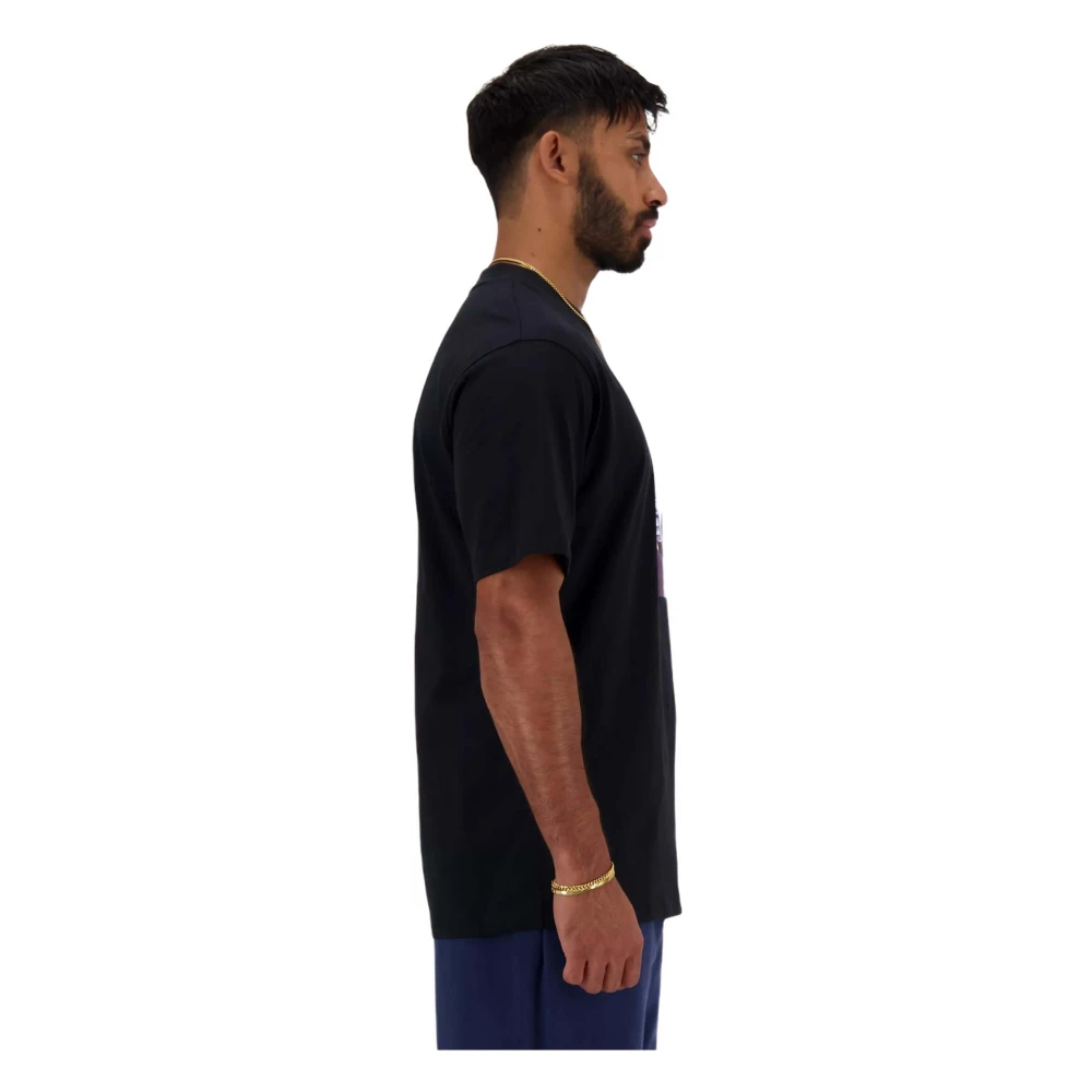 New Balance Atletiek Relaxte Nooit Leeftijd T-shirt Black Heren
