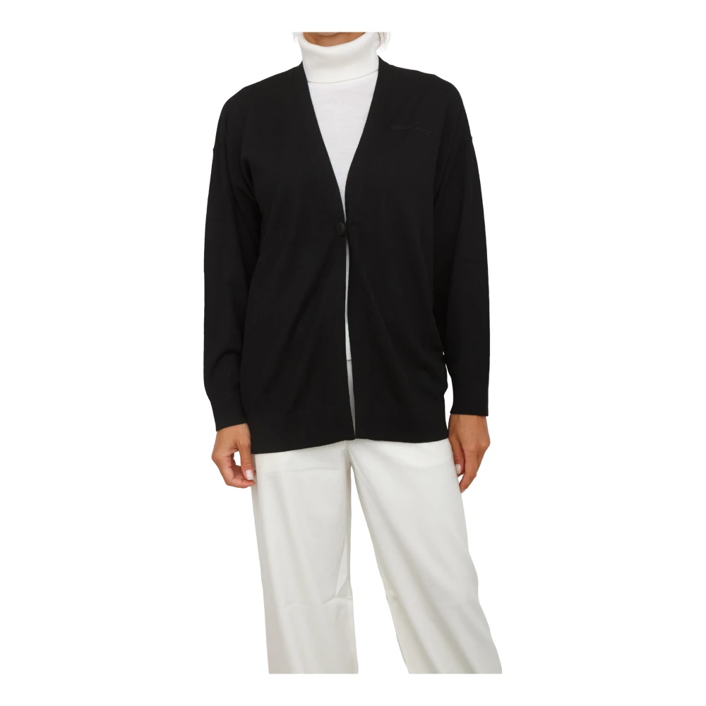 Armani Exchange Damen Schwarz Strickwaren, K, Xsgröße: