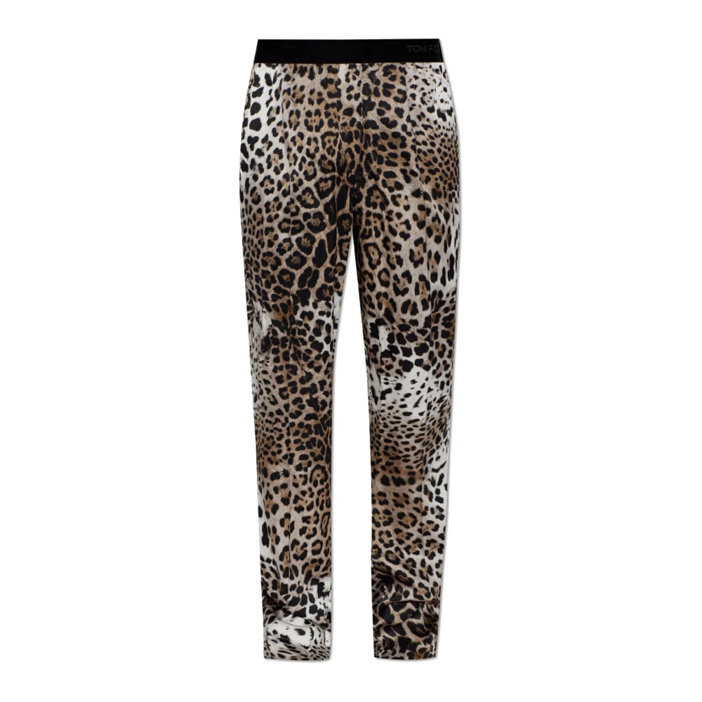 Tom Ford Uomo Beige - Pantaloni Pigiama In Seta - Nightwear & Lounge - L