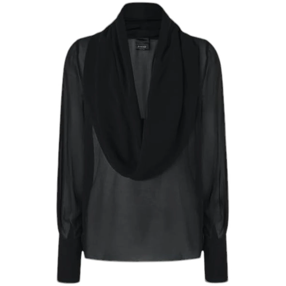 Pinko Elegante Blouse voor Vrouwen Black Dames