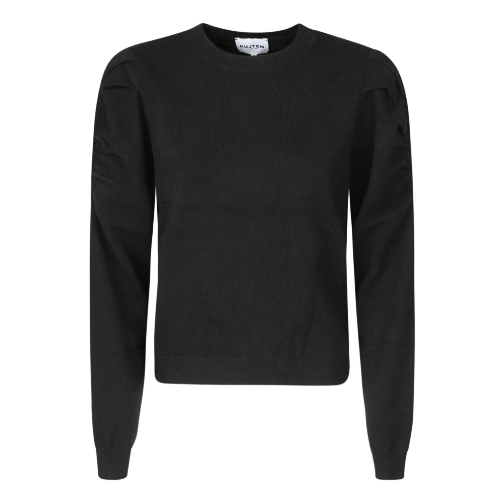 Kujten Kasjmier Trui met Lange Mouwen Black Dames