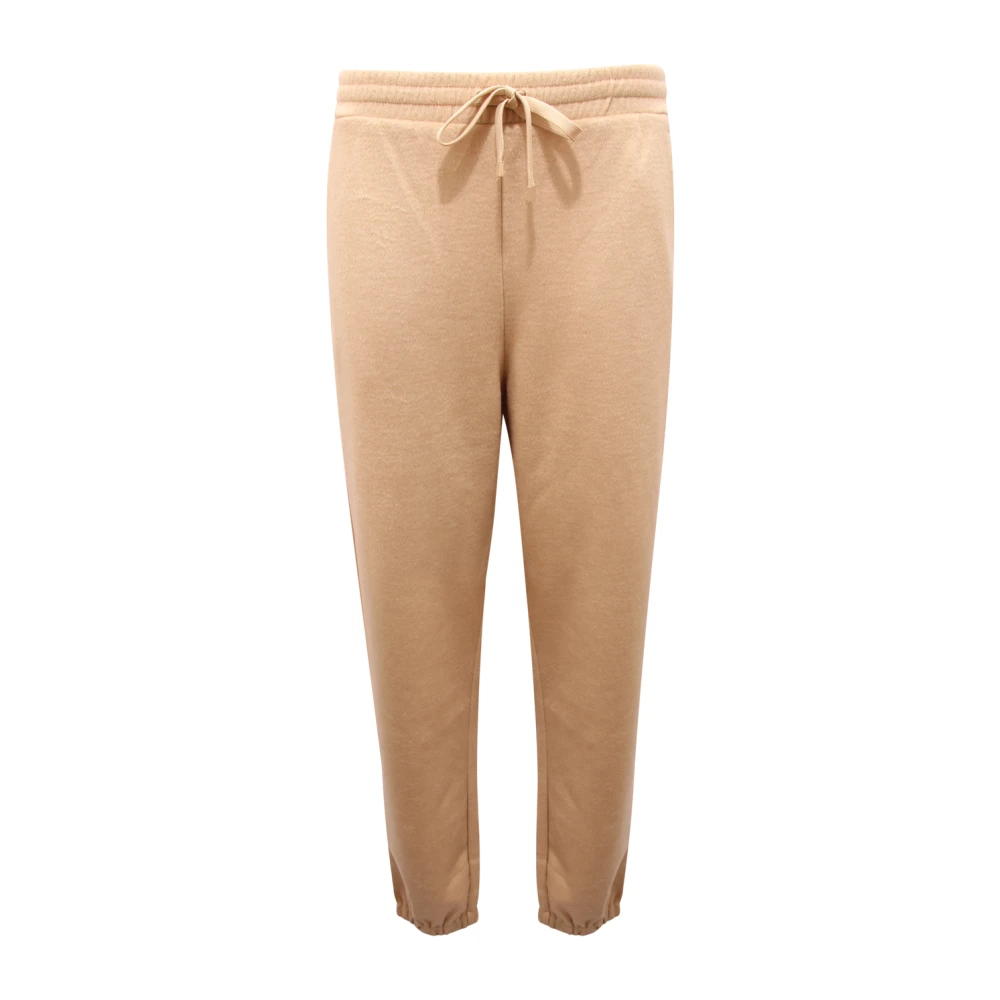 Max Mara Brown Sweatpants, Female, Xs, Elis Wool-Blend Joggers