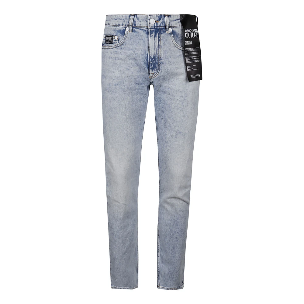 Versace Jeans Couture Upgrade je denimcollectie met stijlvolle straight jeans Blue Heren