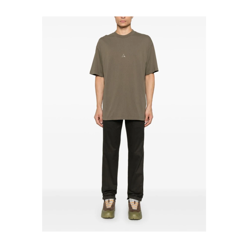 ROA Casual Regular Tee Green Heren