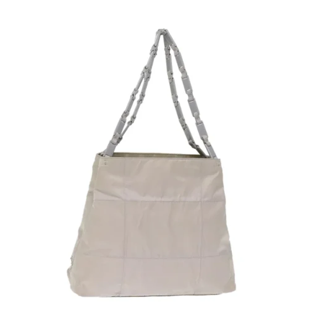 Prada Vintage Pre-owned Nylon prada-bags Gray Dames