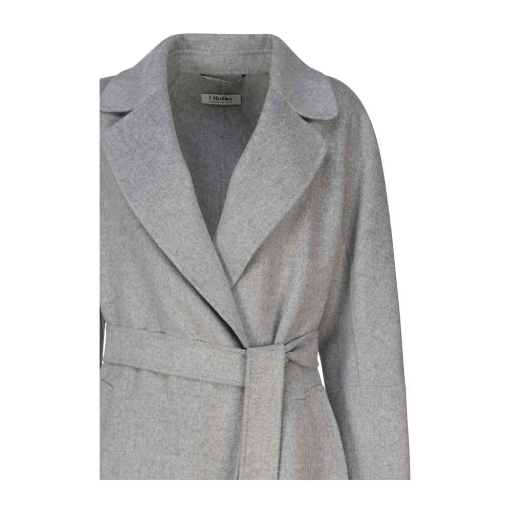 Max Mara Belted Coats Gray Dames