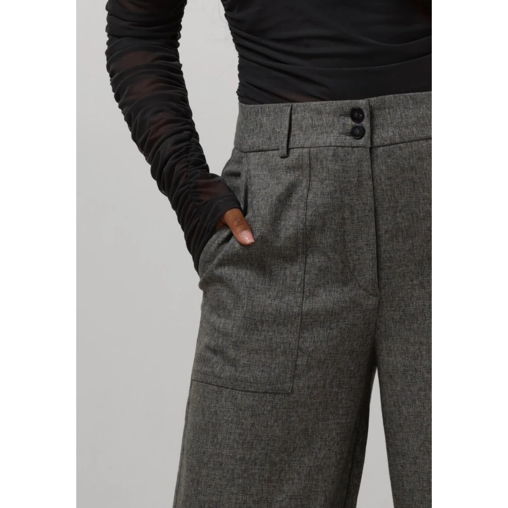 Fiveunits Sophia Cargo Strap Broek Gray Dames