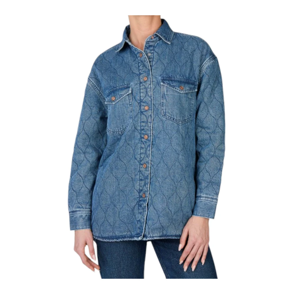 Pepe Jeans Denim Jassen voor Mannen en Vrouwen Blue Dames
