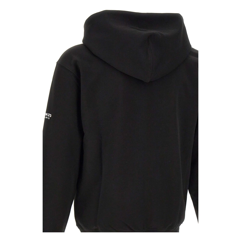 Kenzo Lucky Tiger Zwarte Katoenen Sweatshirt Black Heren