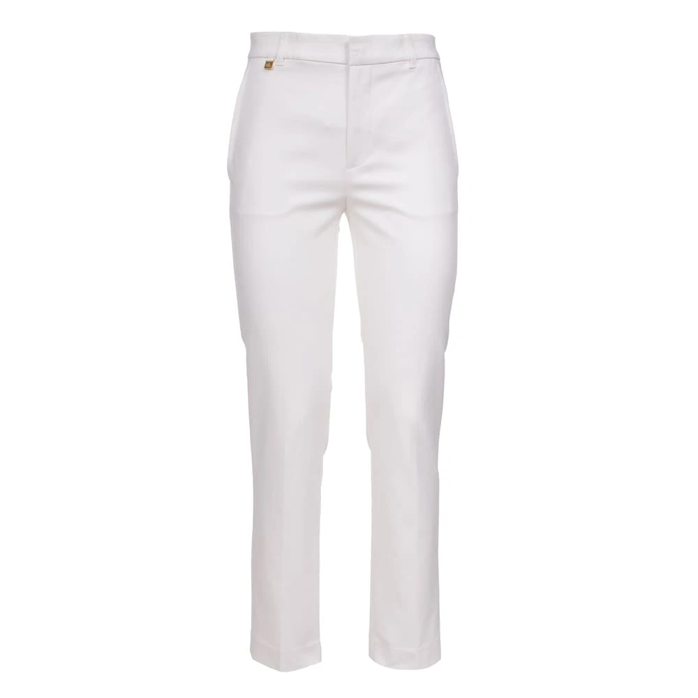 Ralph Lauren Slim-fit Trousers White Dames