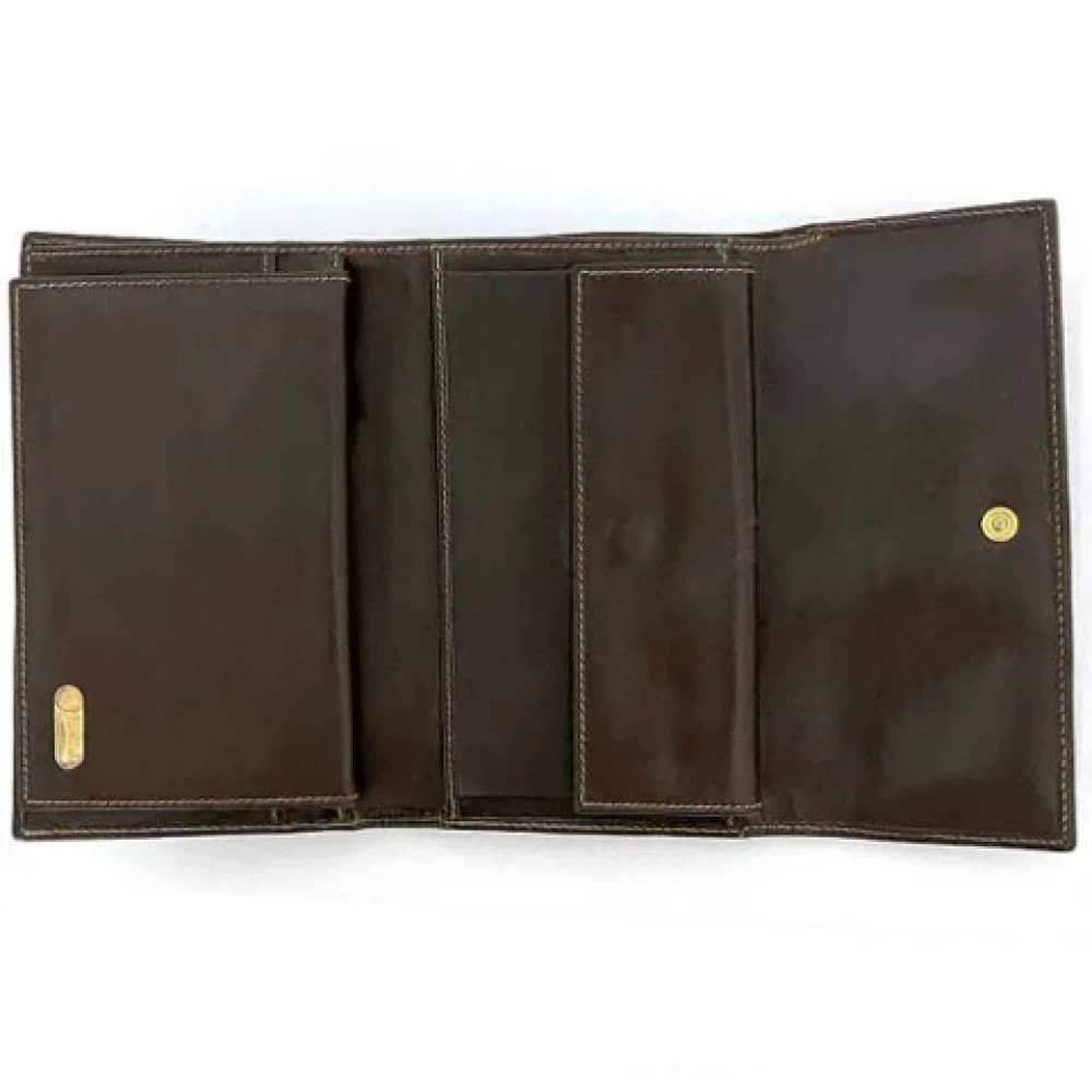 Fendi Vintage Pre-owned Canvas wallets Brown Dames