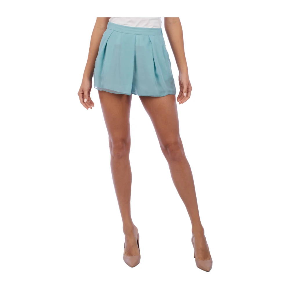 Emporio Armani Blå Flowy Sofistikerade Casual Shorts