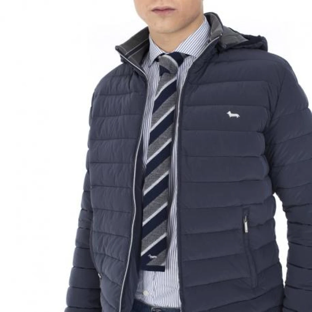 Harmont & Blaine Gewatteerde Donsjas voor Mannen Blue Heren