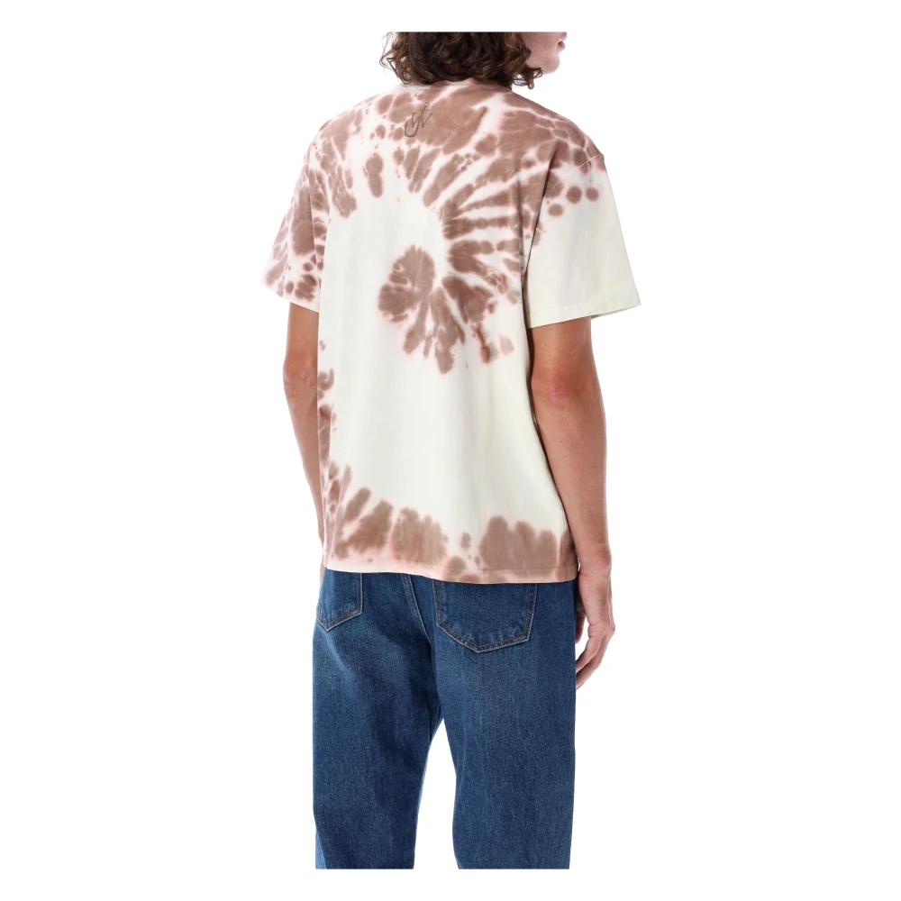 JW Anderson Kat Oog Print T-Shirt Tabak Print Multicolor Heren