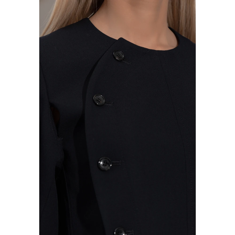 Comme des Garçons Wollen jas Blue Dames