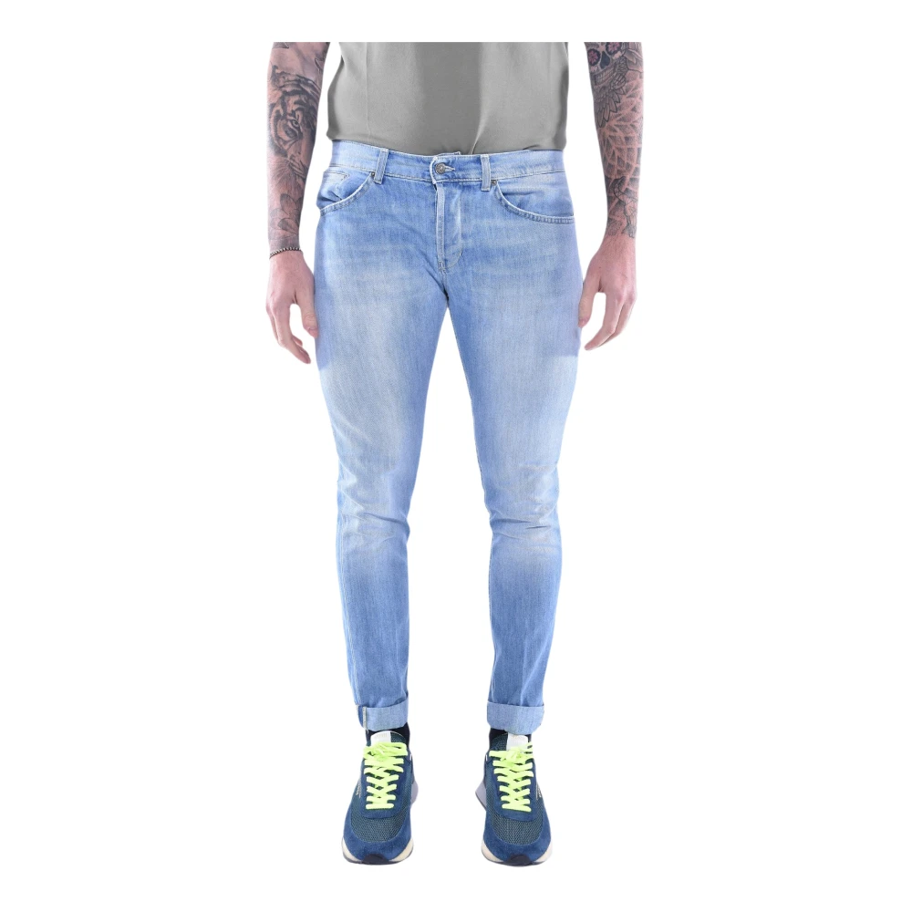Dondup Skinny Fit Denim Jeans Blue Heren