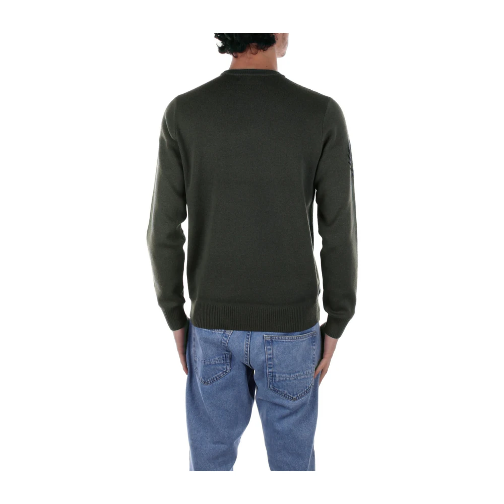 Fred Perry Groene Laurel Wreath Sweater Green Heren
