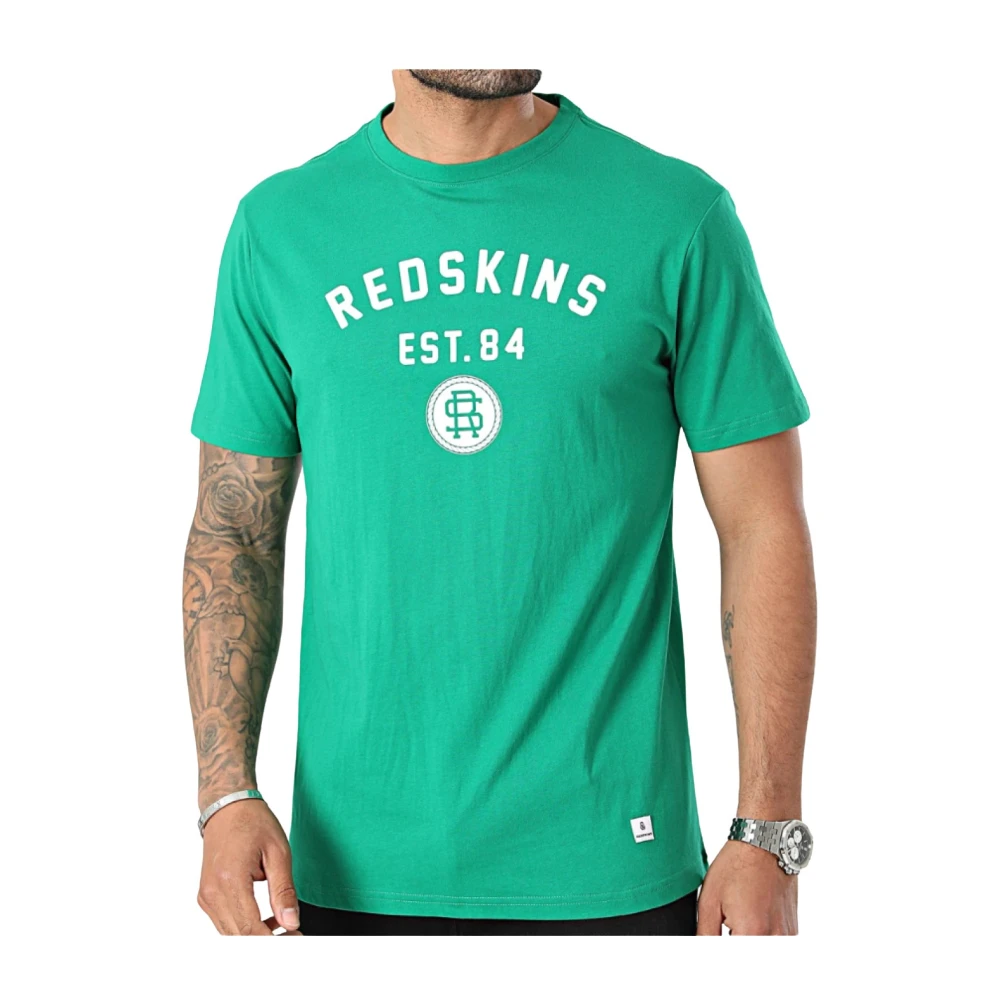 Redskins Bedrukt Logo T-shirt Groen Green Heren
