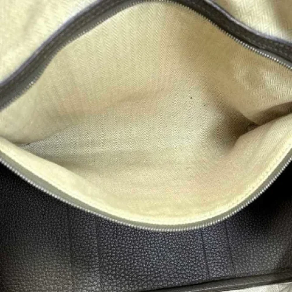 Hermès Vintage Pre-owned Fabric handbags Gray Dames