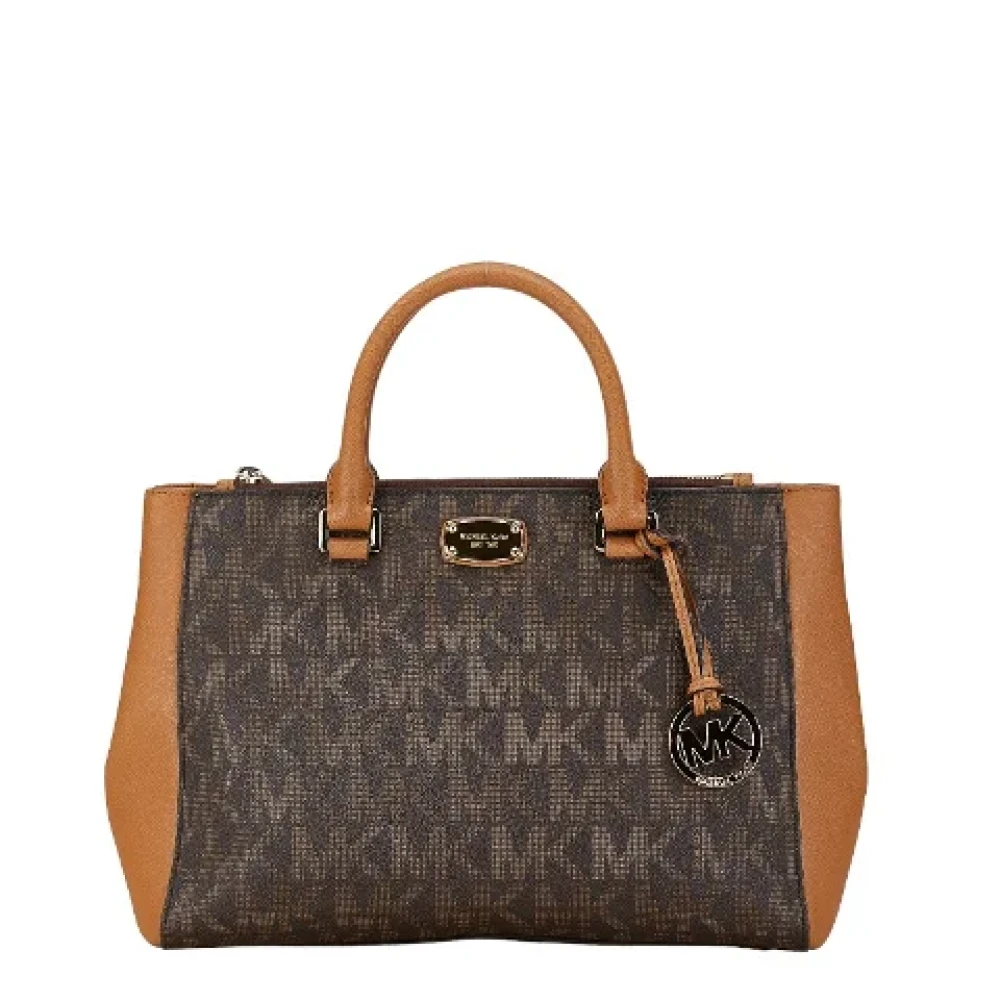 Michael Kors Pre-owned Canvas handbags Brown Dames