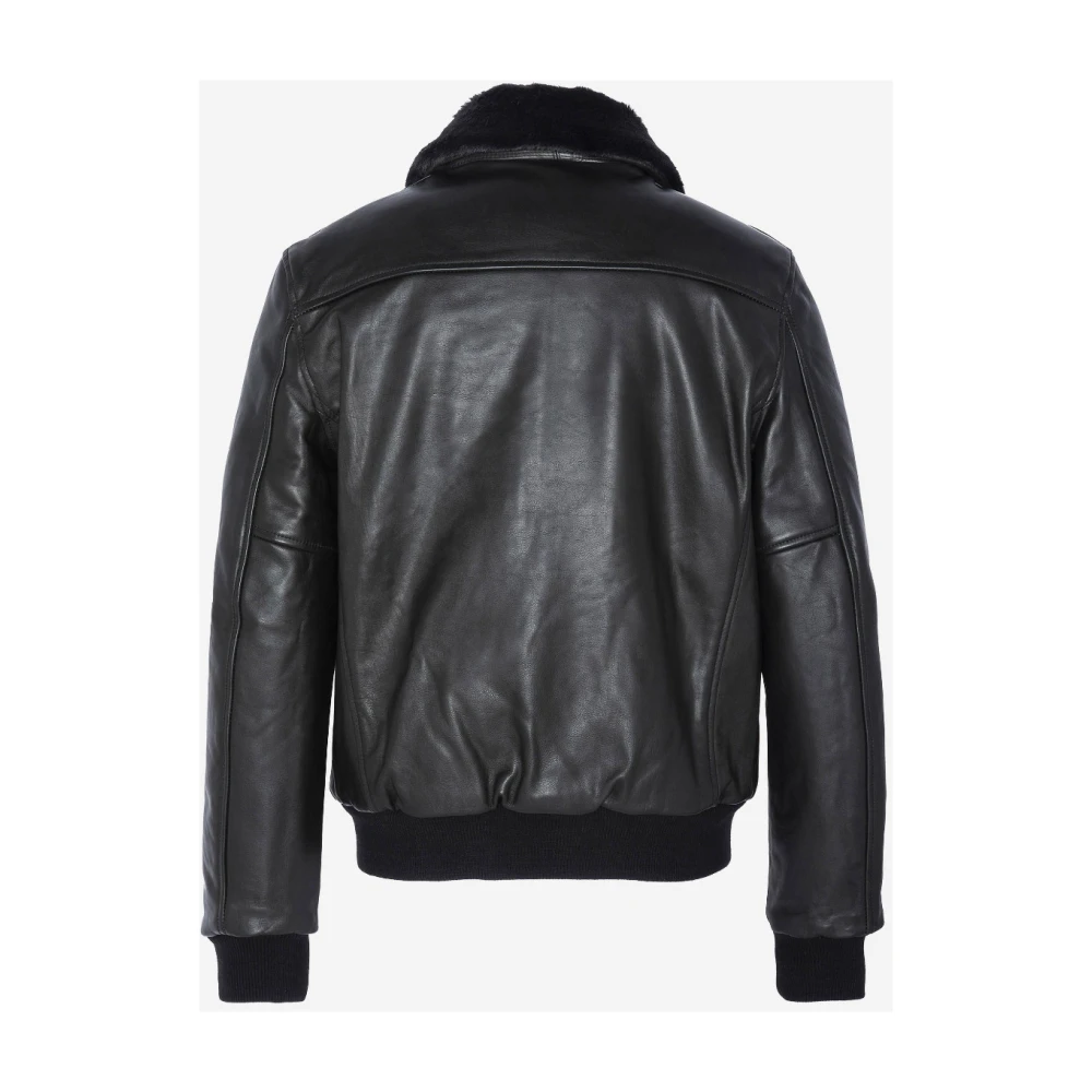 Schott NYC Vintage A-2 Flight Jacket Black Heren