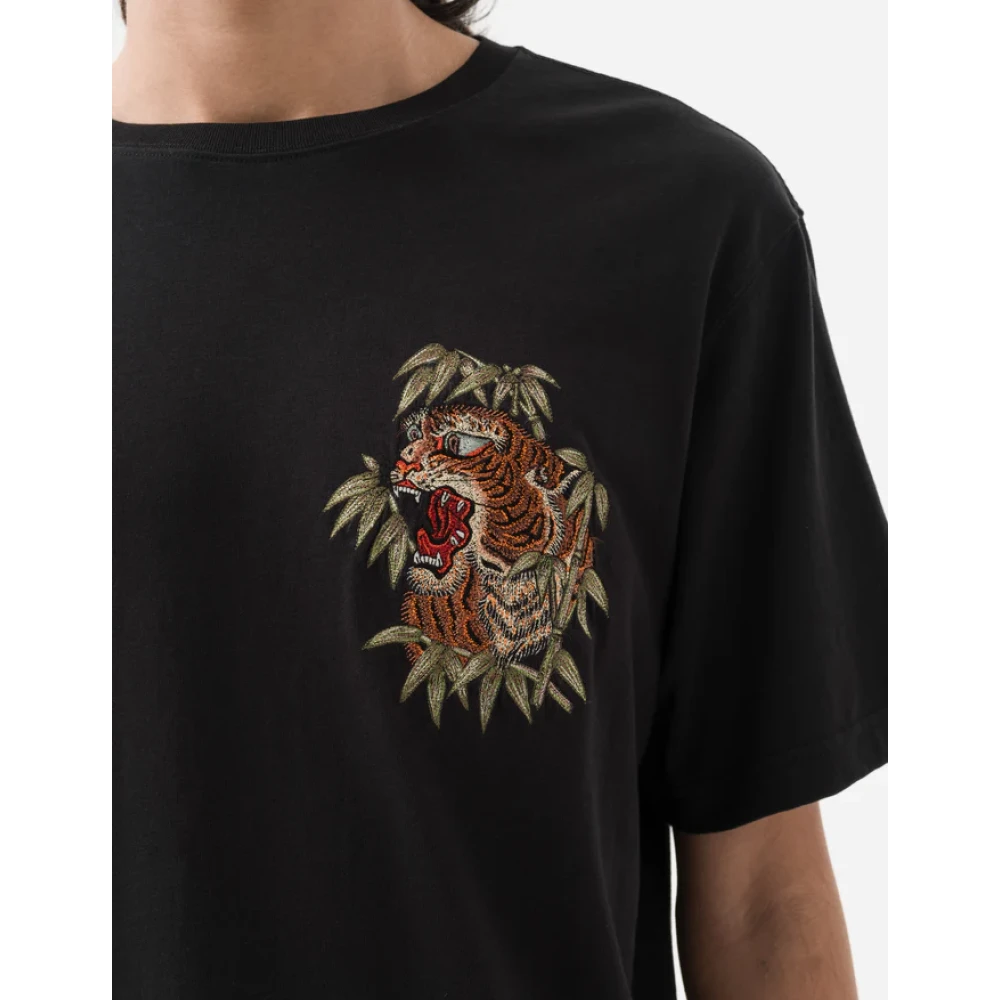 Maharishi Bamboe Tijger Tee Zwart Black Heren